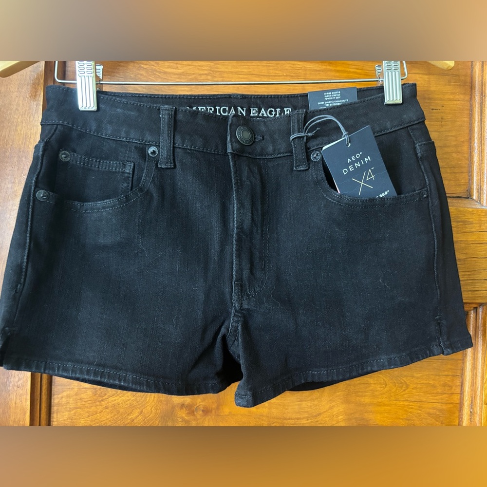 American Eagle Outfitters Black Jean Shorts